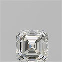 Natural Diamond 0.52 Carats, Asscher with  Cut, I Color, VVS2 Clarity and Certified by GIA