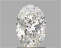 Natural Diamond 1.31 Carats, Oval with  Cut, H Color, IF Clarity and Certified by GIA