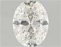 Natural Diamond 0.71 Carats, Oval with  Cut, H Color, SI2 Clarity and Certified by GIA