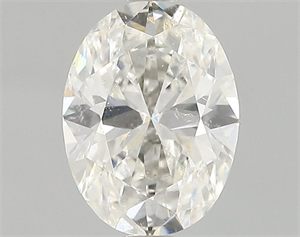 Picture of Natural Diamond 0.71 Carats, Oval with  Cut, H Color, SI2 Clarity and Certified by GIA