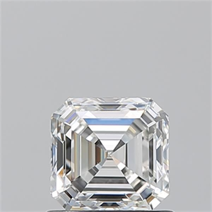 Foto Diamante Natural 0.90 quilates, Asscher , Color H, claridad VS1 y certificado GIA de