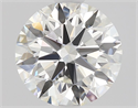 Natural Diamond 1.03 Carats, Round with Excellent Cut, G Color, SI1 Clarity and Certified by GIA