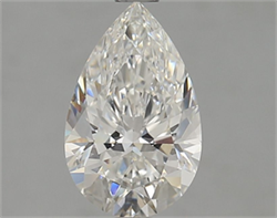 Picture of Lab Grown Diamond 1.70 Carats, Pear with  Cut, Fancy Vivid Blue Color, VVS1 Clarity and Certified by IGI