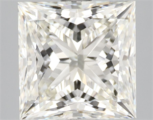 Picture of Natural Diamond 3.01 Carats, Princess with  Cut, J Color, VS1 Clarity and Certified by IGI