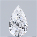 Natural Diamond 0.50 Carats, Pear with  Cut, E Color, VS2 Clarity and Certified by GIA