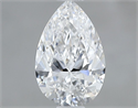 Natural Diamond 0.70 Carats, Pear with  Cut, E Color, VS1 Clarity and Certified by GIA
