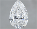 Diamante Natural 0.70 quilates, De pera , Color E, claridad VS1 y certificado GIA