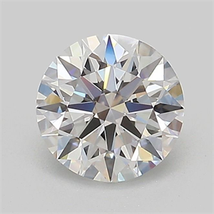 Picture of Lab Grown Diamond 1.04 Carats, Round with Ideal Cut, D Color, VVS1 Clarity and Certified by IGI