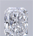 Natural Diamond 0.30 Carats, Radiant with  Cut, D Color, VS2 Clarity and Certified by GIA