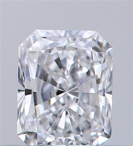 Picture of Natural Diamond 0.30 Carats, Radiant with  Cut, D Color, VS2 Clarity and Certified by GIA
