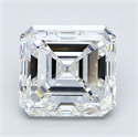Diamante Natural 2.50 quilates, Asscher , Color F, claridad VS2 y certificado GIA