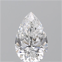 Natural Diamond 0.70 Carats, Pear with  Cut, E Color, SI1 Clarity and Certified by GIA