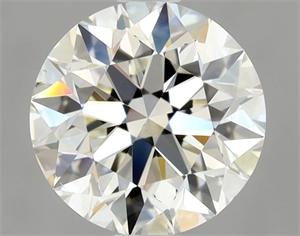 Picture of Natural Diamond 1.00 Carats, Round with Excellent Cut, K Color, SI1 Clarity and Certified by GIA