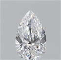 Diamante Natural 0.53 quilates, De pera , Color E, claridad VS2 y certificado GIA