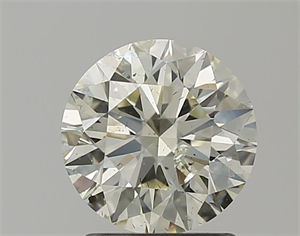 Picture of Natural Diamond 1.50 Carats, Round with Excellent Cut, L Color, SI2 Clarity and Certified by IGI
