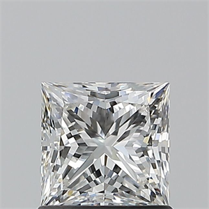 Picture of Natural Diamond 0.90 Carats, Princess with  Cut, G Color, VS2 Clarity and Certified by GIA