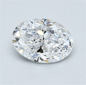 Picture of Natural Diamond 1.01 Carats, Oval with  Cut, D Color, VS1 Clarity and Certified by GIA