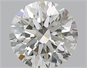 Diamante Natural 0.56 quilates, Redondo , Color J, claridad IF y certificado GIA