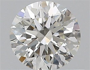 Foto Diamante Natural 0.56 quilates, Redondo , Color J, claridad IF y certificado GIA de