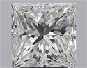 Natural Diamond 2.51 Carats, Princess with  Cut, F Color, VS2 Clarity and Certified by GIA