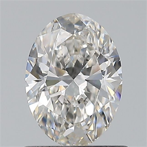 Picture of Natural Diamond 0.70 Carats, Oval with  Cut, H Color, VS2 Clarity and Certified by GIA