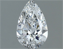 Natural Diamond 0.80 Carats, Pear with  Cut, E Color, VS2 Clarity and Certified by GIA