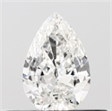 Natural Diamond 0.30 Carats, Pear with  Cut, G Color, SI2 Clarity and Certified by IGI