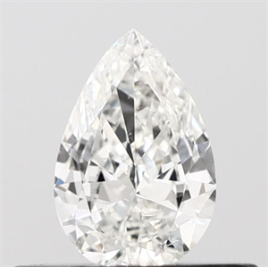 Picture of Natural Diamond 0.30 Carats, Pear with  Cut, G Color, SI2 Clarity and Certified by IGI