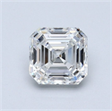 Diamante Natural 1.02 quilates, Asscher , Color F, claridad VVS1 y certificado GIA