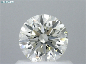 Picture of Natural Diamond 0.70 Carats, Round with Excellent Cut, K Color, VS1 Clarity and Certified by GIA