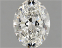 Natural Diamond 0.71 Carats, Oval with  Cut, F Color, VS1 Clarity and Certified by GIA