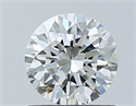 Diamante Natural 0.70 quilates, Redondo , Color H, claridad VVS2 y certificado GIA