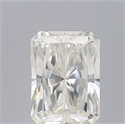 Natural Diamond 0.71 Carats, Radiant with  Cut, F Color, VVS1 Clarity and Certified by IGI