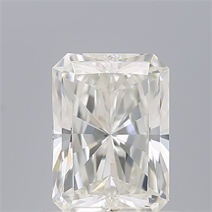 Picture of Natural Diamond 0.71 Carats, Radiant with  Cut, F Color, VVS1 Clarity and Certified by IGI
