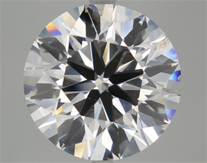 Picture of Lab Grown Diamond 10.01 Carats, Round with Ideal Cut, E Color, SI2 Clarity and Certified by IGI
