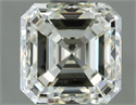 Natural Diamond 1.01 Carats, Asscher with  Cut, K Color, VS1 Clarity and Certified by IGI