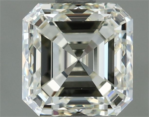 Picture of Natural Diamond 1.01 Carats, Asscher with  Cut, K Color, VS1 Clarity and Certified by IGI