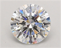 Lab Grown Diamond 3.05 Carats, Round with Ideal Cut, E Color, VVS2 Clarity and Certified by IGI