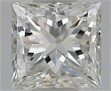 Natural Diamond 1.01 Carats, Princess with  Cut, H Color, IF Clarity and Certified by GIA