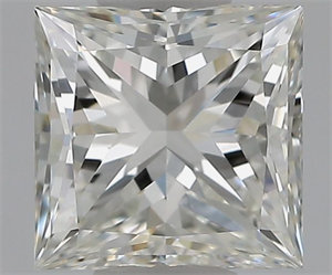 Picture of Natural Diamond 1.01 Carats, Princess with  Cut, H Color, IF Clarity and Certified by GIA