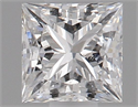 Natural Diamond 0.35 Carats, Princess with  Cut, D Color, SI2 Clarity and Certified by GIA