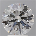 Lab Grown Diamond 3.01 Carats, Round with Excellent Cut, F Color, VS1 Clarity and Certified by IGI
