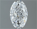 Natural Diamond 0.80 Carats, Oval with  Cut, D Color, VS1 Clarity and Certified by GIA