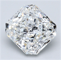 Diamante Natural 5.46 quilates, Radiante , Color F, claridad VS2 y certificado GIA