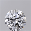 Lab Grown Diamond 0.82 Carats, Round with Ideal Cut, D Color, VS1 Clarity and Certified by IGI