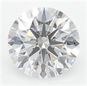 Lab Grown Diamond 2.56 Carats, Round with Ideal Cut, D Color, IF Clarity and Certified by IGI