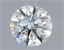 Natural Diamond 0.78 Carats, Round with Excellent Cut, D Color, SI1 Clarity and Certified by GIA
