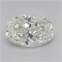 Natural Diamond 1.01 Carats, Oval with  Cut, J Color, SI2 Clarity and Certified by GIA