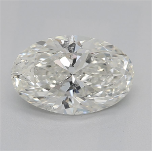Picture of Natural Diamond 1.01 Carats, Oval with  Cut, J Color, SI2 Clarity and Certified by GIA