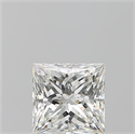 Natural Diamond 1.01 Carats, Princess with  Cut, I Color, VVS1 Clarity and Certified by GIA